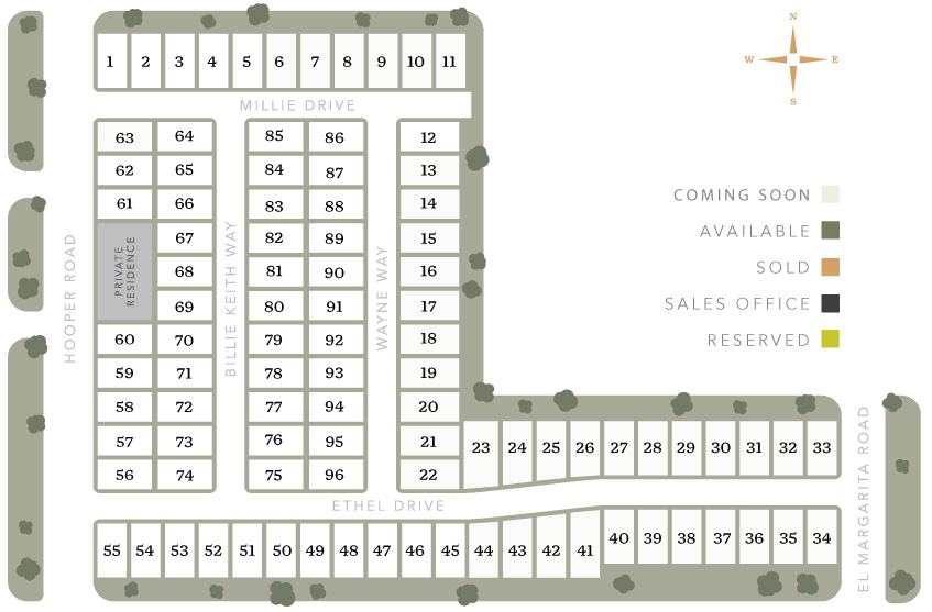Henson Ranch Site Map